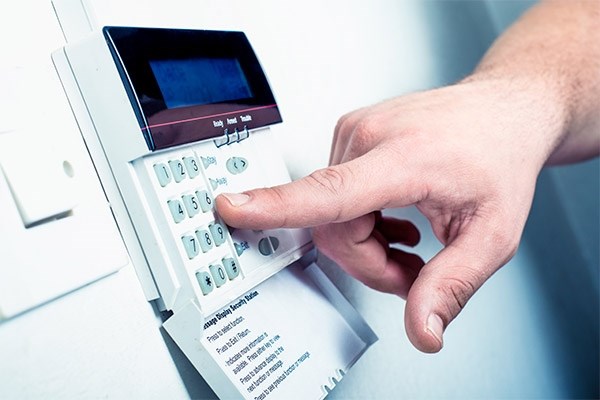 Alarmsystem installeret hos privatperson